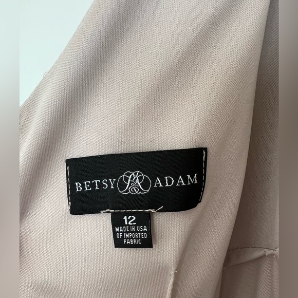 Betsy & Adam flutter sleeve Lydia dress size 12 - Picture 7 of 7